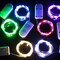 Valentine's Day 12 Pack Pink Led Fairy Lights Battery Operated String Lights Waterproof Silver Wire 7 Feet 20 Led Firefly Starry Moon Lights for DIY Wedding Party Bedroom